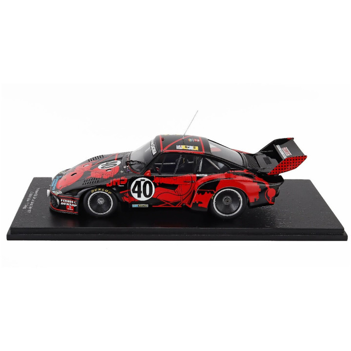 SPARK MODEL PORSCHE 935 2.9L F6 TURBO TEAM JMS RACING N 40 3rd 24h LE MANS 1977 CLAUDE BALLOT LENA - PETER GREGG - RED BLACK