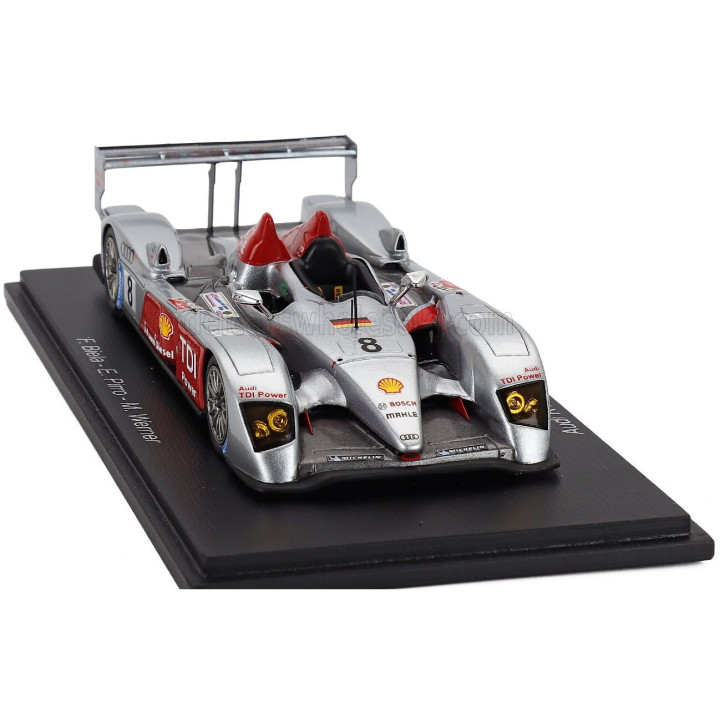 SPARK MODEL AUDI R10 TDI 5.5L TURBO V12 TEAM AUDI SPORT JOEST N 8 WINNER 24h LE MANS 2006 FRANK BIELA - MARCO WERNER - EMANUELE