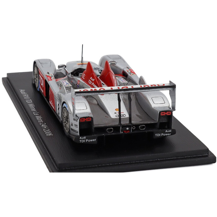 SPARK MODEL AUDI R10 TDI 5.5L TURBO V12 TEAM AUDI SPORT JOEST N 8 WINNER 24h LE MANS 2006 FRANK BIELA - MARCO WERNER - EMANUELE