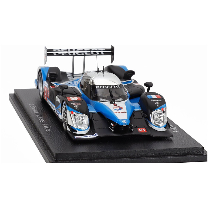 SPARK MODEL PEUGEOT 908 HDI FAP 5.5L TURBO V12 TEAM PEUGEOT SPORT TOTAL N 9 WINNER 24h LE MANS 2009 DAVID BRABHAM - MARC GENE