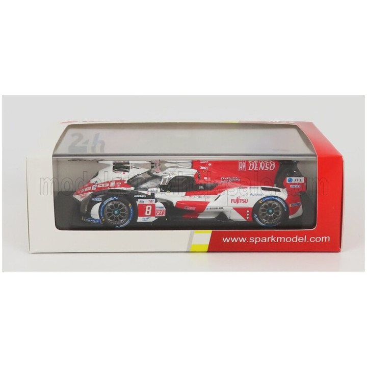 SPARK MODEL TOYOTA GR010 3.5L TURBO HYBRID V6 TEAM TOYOTA GAZOO RACING N 8 WINNER 24h LE MANS 2022 S.BUEMI - B.HARTLEY