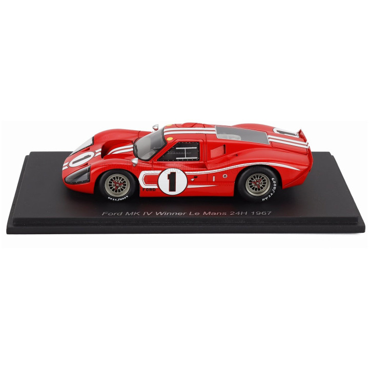 SPARK MODEL FORD USA GT40 MKIV 7.0L V8 TEAM SHELBY AMERICAN INC. N 1 WINNER 24h LE MANS 1967 ANTHONY JOSEPH FOYT - D.GURNEY