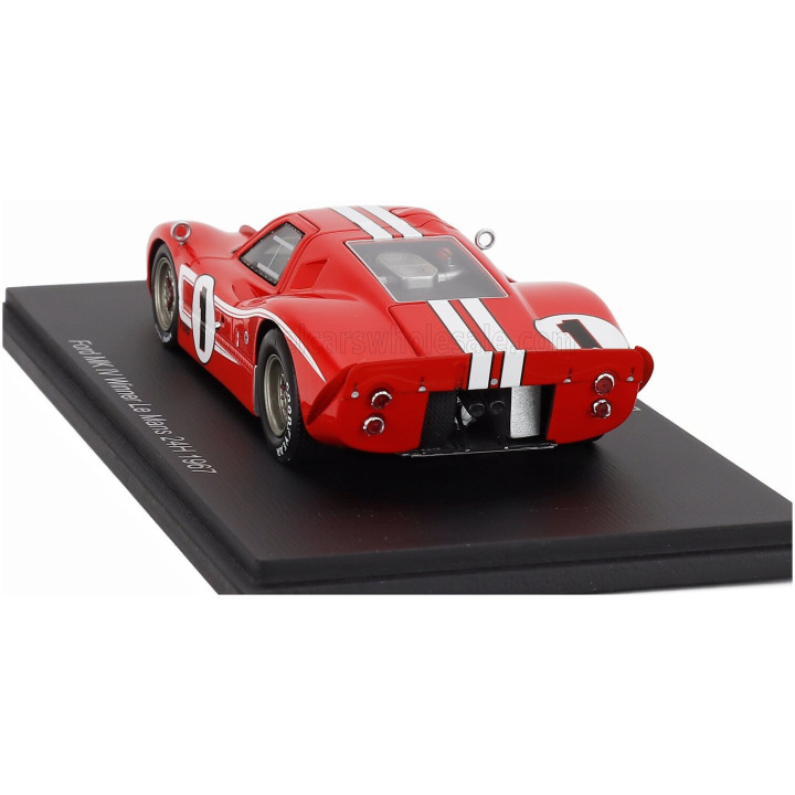SPARK MODEL FORD USA GT40 MKIV 7.0L V8 TEAM SHELBY AMERICAN INC. N 1 WINNER 24h LE MANS 1967 ANTHONY JOSEPH FOYT - D.GURNEY
