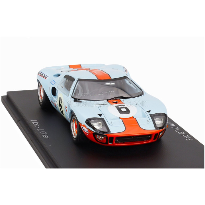 SPARK MODEL FORD USA GT40 4.9L V8 TEAM JW AUTOMOTIVE ENGINEERING N 6 WINNER 24h LE MANS 1969 JACKY ICKX - JACKIE OLIVER - LIGHT