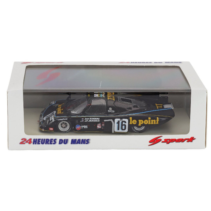 SPARK MODEL RONDEAU M397B 3.0L V8 TEAM JEAN RONDEAU N 16 WINNER 24h LE MANS 1980 JEAN RONDEAU - JEAN PIERRE JAUSSAUD - BLACK