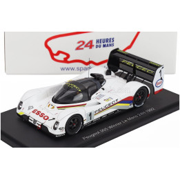 SPARK MODEL PEUGEOT 905 EVO1bis SA35 3.5L V10 TEAM PEUGEOT TALBOT SPORT N 1 WINNER 24h LE MANS 1992 DEREK WARWICK - YANNIK