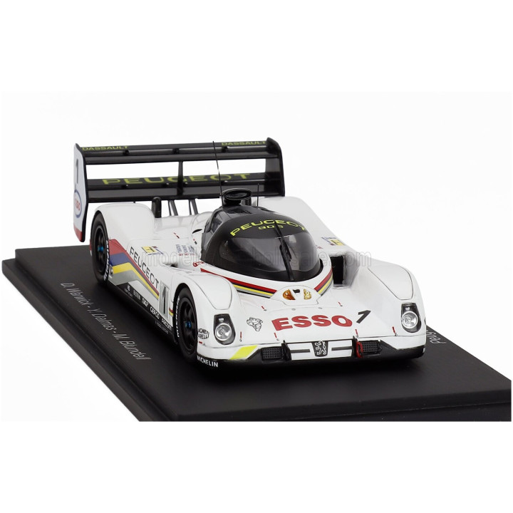 SPARK MODEL PEUGEOT 905 EVO1bis SA35 3.5L V10 TEAM PEUGEOT TALBOT SPORT N 1 WINNER 24h LE MANS 1992 DEREK WARWICK - YANNIK