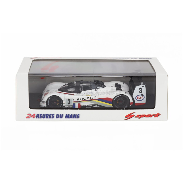 SPARK MODEL PEUGEOT 905 EVO1B 3.5L V10 TEAM PEUGEOT TALBOT SPORT N 3 WINNER 24h LE MANS 1993 GEOFF BRABHAM - CHRISTOPHE BOUCHUT