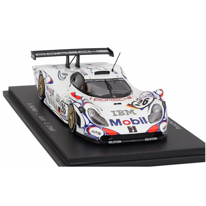 SPARK MODEL PORSCHE 911 GT1-98 3.2L TURBO TEAM PORSCHE AG MOBIL-1 N 26 WINNER 24h LE MANS 1998 ALLAN McNISH - LAURENT AIELLO