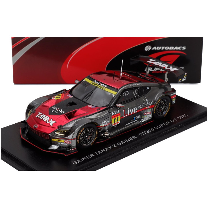 SPARK MODEL NISSAN Z FAIRLADY TEAM GAINER ANEST IWATA RACING N 11 GT300 CLASS SUPER GT 2025 RYUICHIRO TOMITA - KAZUKI OKI