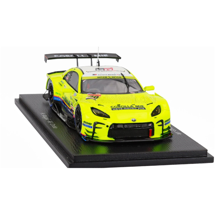 SPARK MODEL TOYOTA GR86 GT TEAM APR N 30 GT300 CLASS SUPER GT 2025 HIROAKI NAGAI - MANABU ORIDO - YELLOW 1/43