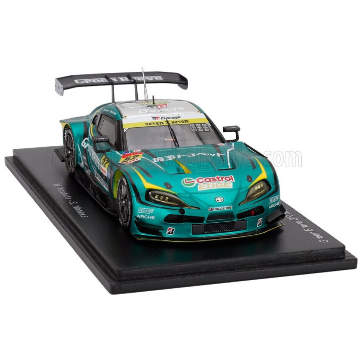 SPARK MODEL TOYOTA SUPRA GR TEAM SAITANA GREEN BRAVE N 52 GT300 CLASS SUPER GT 2025 HIROKI YOSHIDA - SEITA NONAKA - GREEN MET