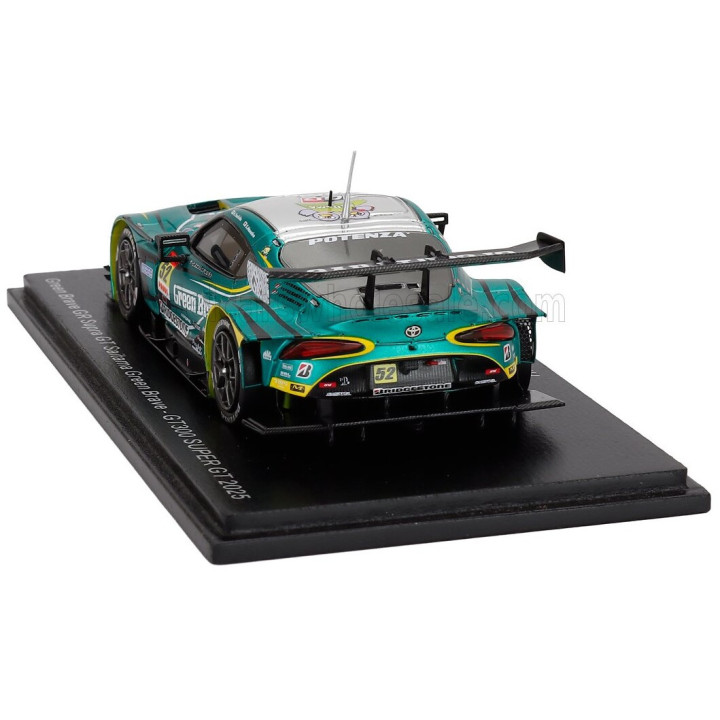 SPARK MODEL TOYOTA SUPRA GR TEAM SAITANA GREEN BRAVE N 52 GT300 CLASS SUPER GT 2025 HIROKI YOSHIDA - SEITA NONAKA - GREEN MET