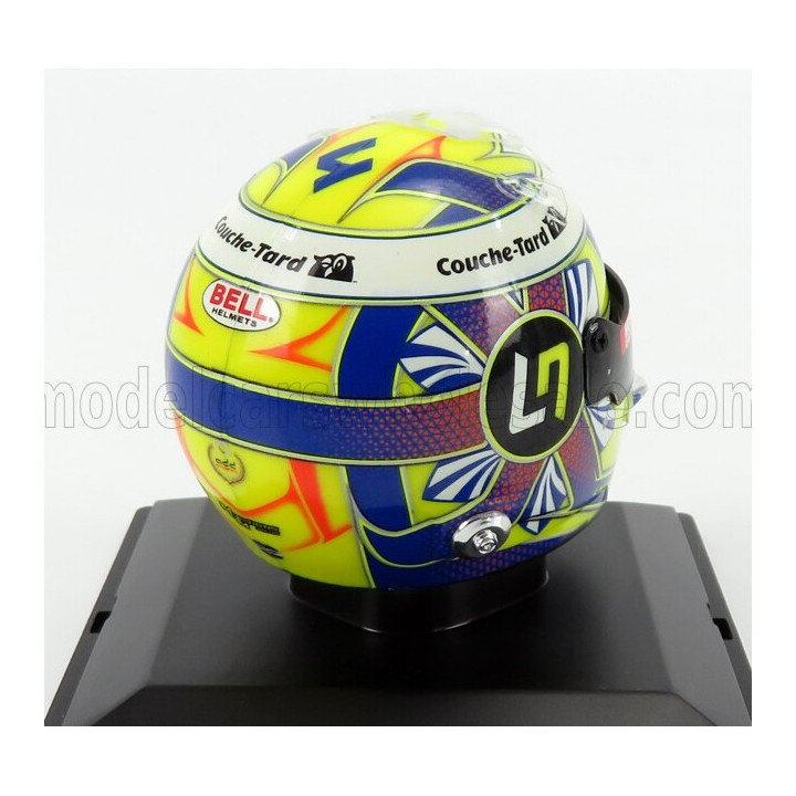 SPARK MODEL BELL HELMET F1 CASCO HELMET MCL34 TEAM MCLAREN SEASON 2019 LANDO NORRIS - YELLOW BLUE 1/5