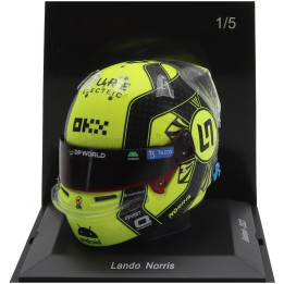 SPARK MODEL BELL HELMET F1 CASCO HELMET MCL60 TEAM McLAREN N 4 SEASON 2023 LANDO NORRIS - YELLOW BLACK 1/5