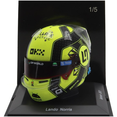 SPARK MODEL BELL HELMET F1 CASCO HELMET MCL60 TEAM McLAREN N 4 SEASON 2023 LANDO NORRIS - YELLOW BLACK 1/5