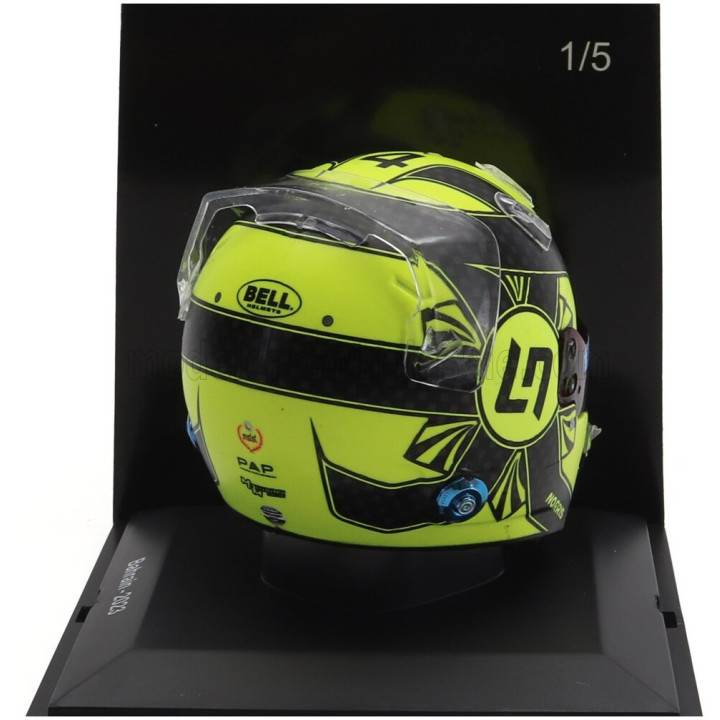 SPARK MODEL BELL HELMET F1 CASCO HELMET MCL60 TEAM McLAREN N 4 SEASON 2023 LANDO NORRIS - YELLOW BLACK 1/5