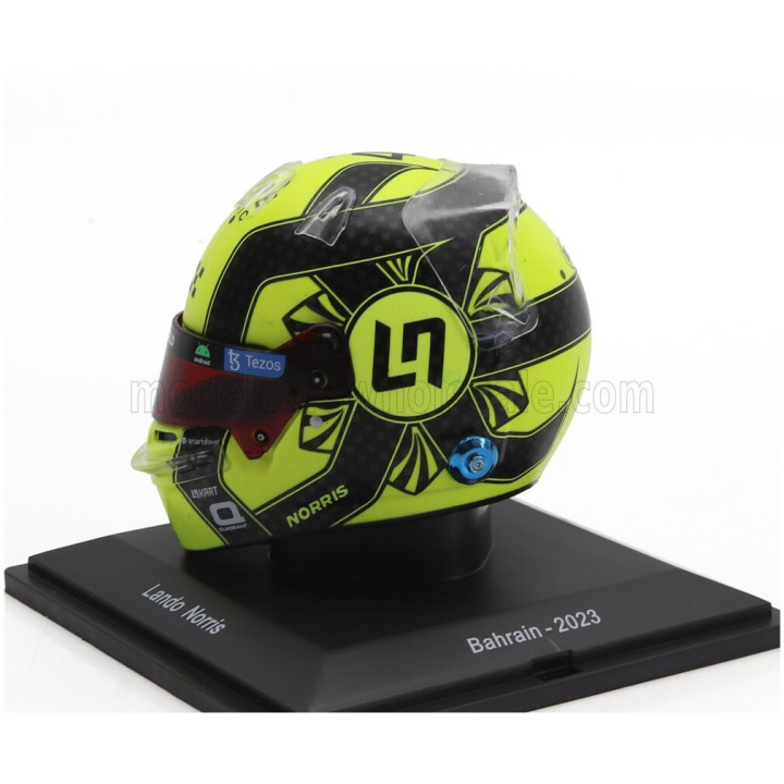 SPARK MODEL BELL HELMET F1 CASCO HELMET MCL60 TEAM McLAREN N 4 SEASON 2023 LANDO NORRIS - YELLOW BLACK 1/5