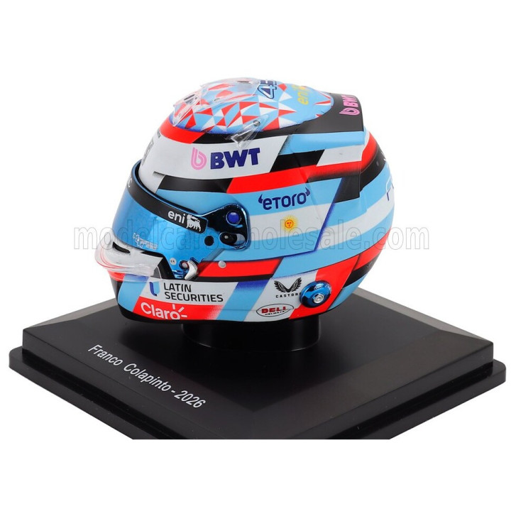 SPARK MODEL BELL HELMET CASCO HELMET F1 FRANCO COLAPINTO TEAM BWT ALPINE N 43 SEASON 2026 - VARIOUS 1/5