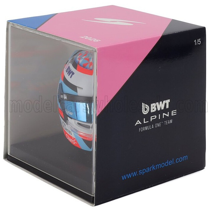 SPARK MODEL BELL HELMET CASCO HELMET F1 FRANCO COLAPINTO TEAM BWT ALPINE N 43 SEASON 2026 - VARIOUS 1/5