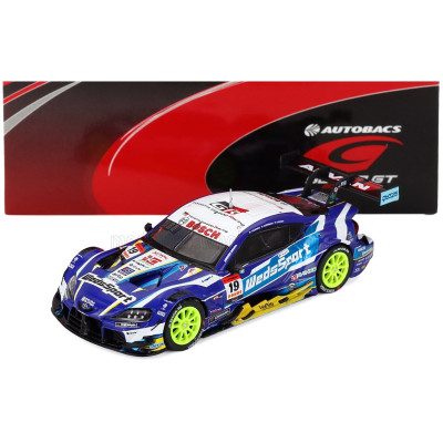SPARK MODEL TOYOTA SUPRA GR TEAM WEDSSPORT BANDOH N 19 GT500 CLASS SUPER GT 2025 YUJI KUNIMOTO - SENA SAKAGUCHI - BLUE WHITE