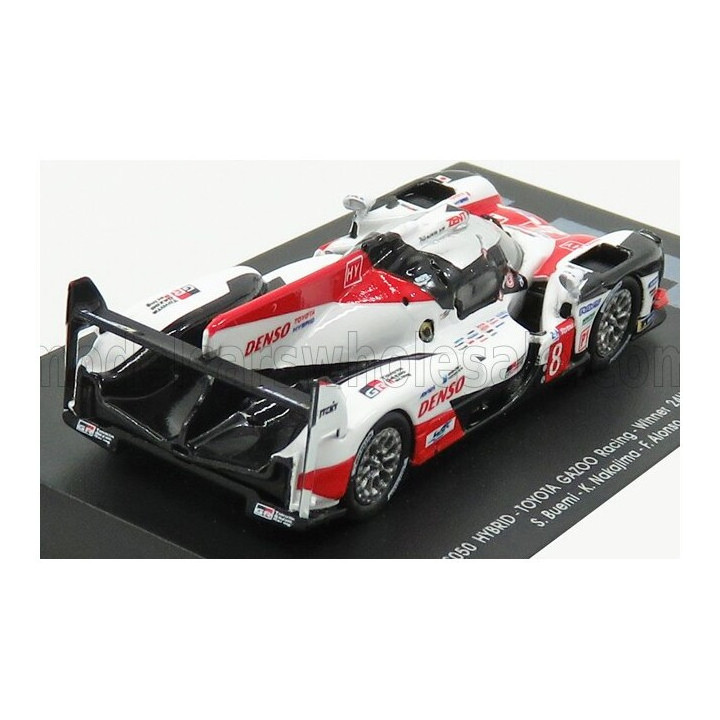 SPARK MODEL TOYOTA TS050 HYBRID 2.4L TURBO V6 TEAM TOYOTA GAZOO RACING N 8 WINNER 24h LE MANS 2018 F.ALONSO - S.BUEMI