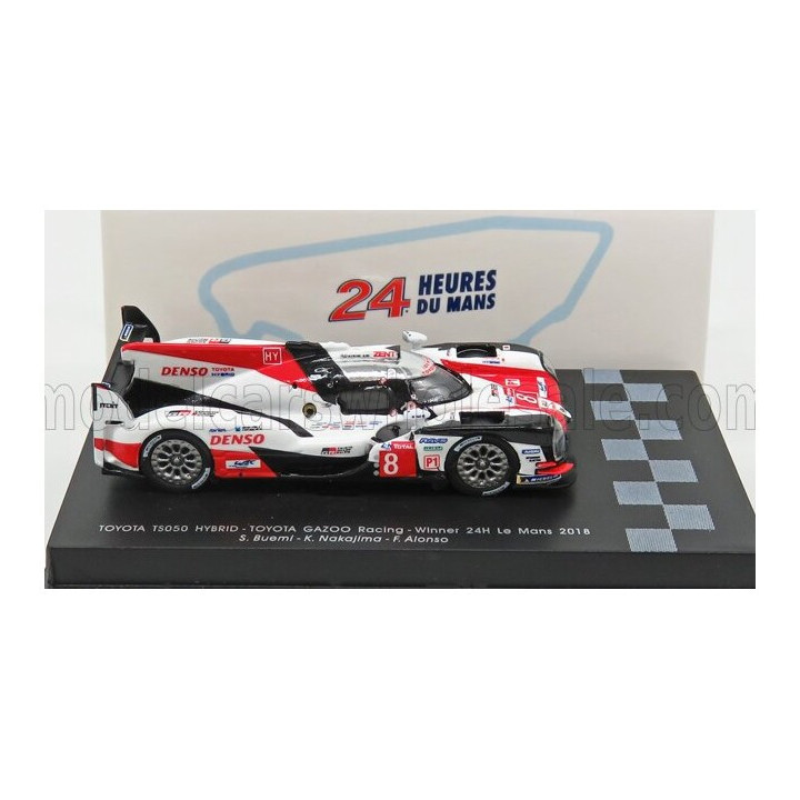 SPARK MODEL TOYOTA TS050 HYBRID 2.4L TURBO V6 TEAM TOYOTA GAZOO RACING N 8 WINNER 24h LE MANS 2018 F.ALONSO - S.BUEMI
