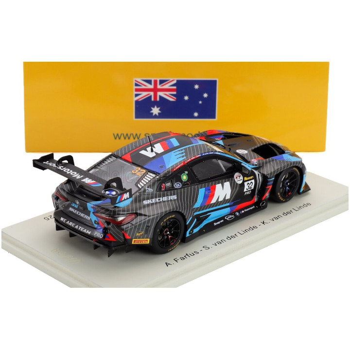 SPARK MODEL BMW 4-SERIES M4 GT3 EVO 3.0L TURBO TEAM WRT N 32 WINNER 12h BATHURST 2025 KELVIN VAN DER LINDE - AUGUSTO FARFUS