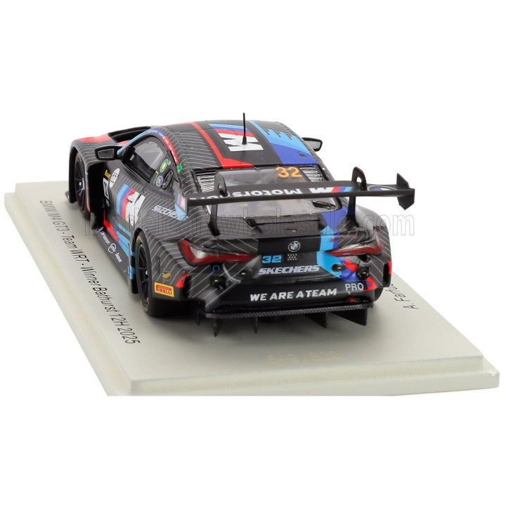 SPARK MODEL BMW 4-SERIES M4 GT3 EVO 3.0L TURBO TEAM WRT N 32 WINNER 12h BATHURST 2025 KELVIN VAN DER LINDE - AUGUSTO FARFUS