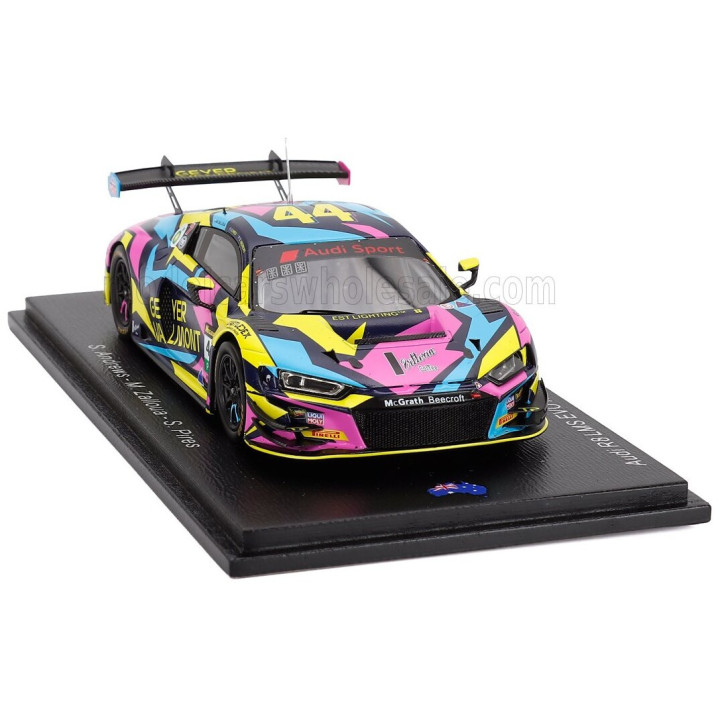 SPARK MODEL AUDI R8 LMS GT3 EVO2 TEAM AUDI GEYER VALMONT RACING N 44 12h BATHURST 2025 SCOTT ANDREWS - SERGIO PIRES - MARCEL