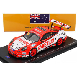 SPARK MODEL PORSCHE 911 992 GT3 N 88 PORSCHE CARRERA CUP AUSTRALIA CHAMPION 2025 DYLAN O'KEEFFE - ORANGE WHITE 1/43