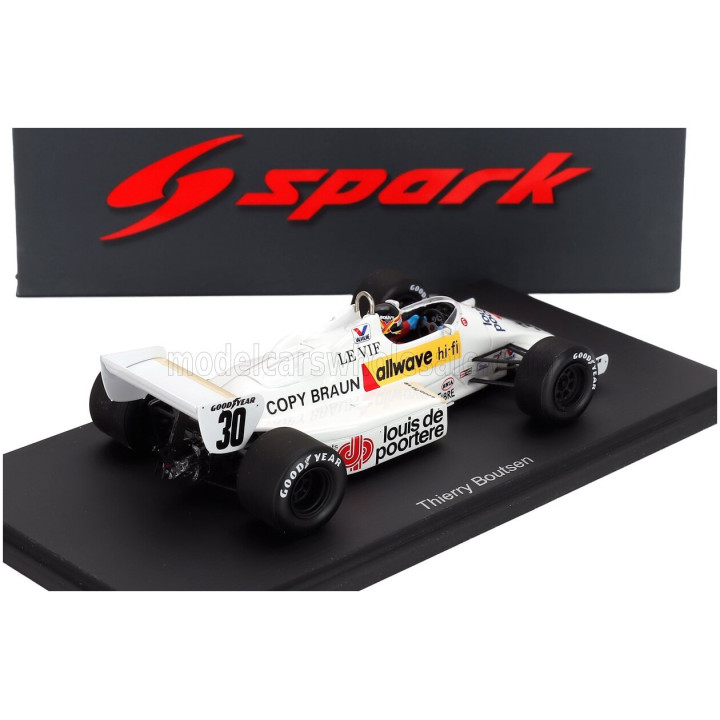 SPARK MODEL ARROWS F1 A6 N 30 HOLLAND GP 1983 THIERRY BOUTSEN - WHITE 1/43