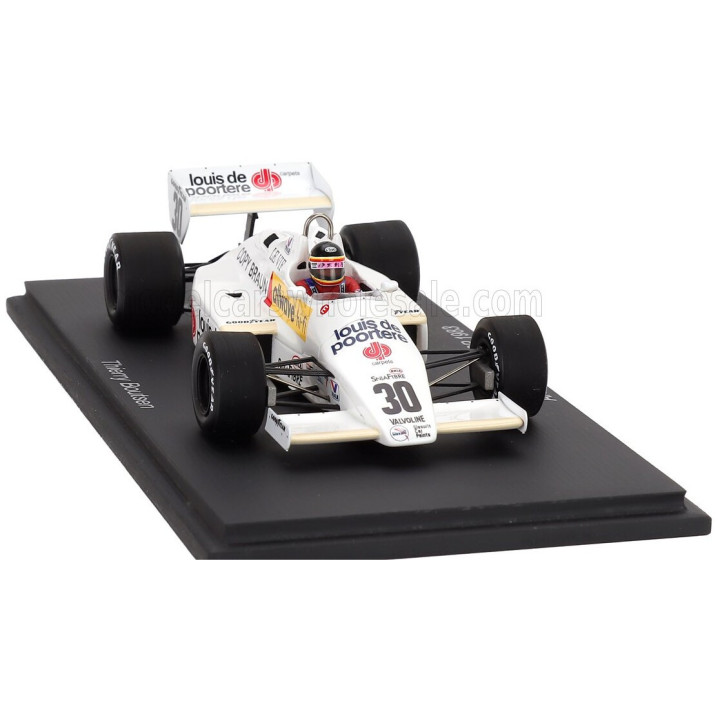 SPARK MODEL ARROWS F1 A6 N 30 HOLLAND GP 1983 THIERRY BOUTSEN - WHITE 1/43