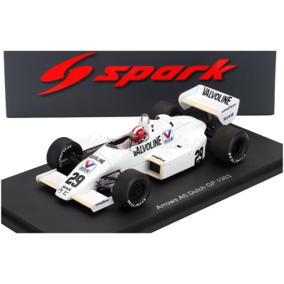 SPARK MODEL ARROWS F1 A6 N 29 HOLLAND GP 1983 MARC SURER - WHITE 1/43