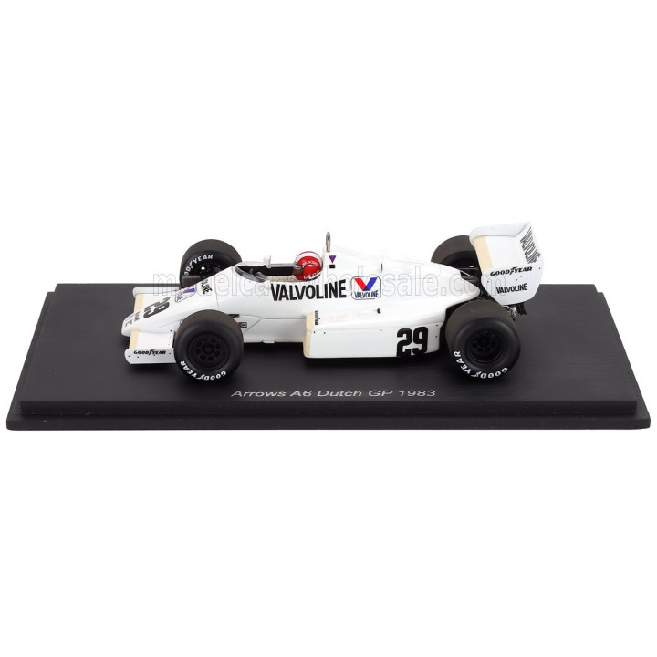SPARK MODEL ARROWS F1 A6 N 29 HOLLAND GP 1983 MARC SURER - WHITE 1/43