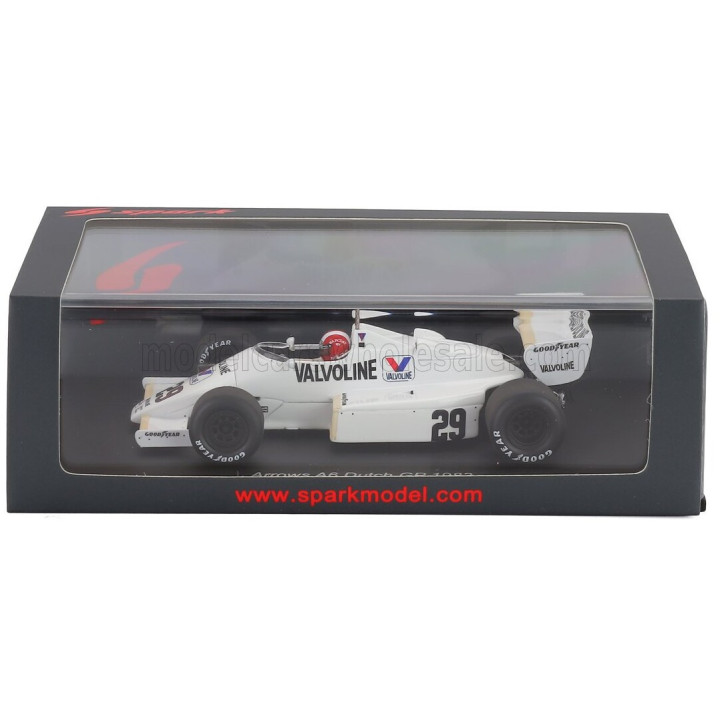 SPARK MODEL ARROWS F1 A6 N 29 HOLLAND GP 1983 MARC SURER - WHITE 1/43