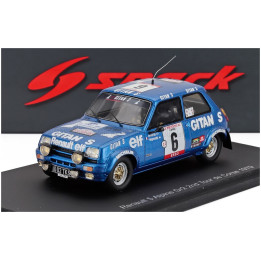 SPARK MODEL RENAULT R5 ALPINE Gr.2 (night version) N 6 2nd RALLY TOUR DE CORSE 1979 JEAN RAGNOTTI - JEAN MARC ANDRIE - BLUE 1/43