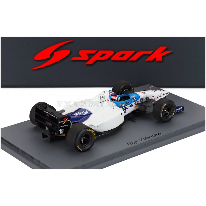 SPARK MODEL TYRRELL F1 024 N 18 BELGIUM GP 1996 UKYO KATAYAMA - WHITE BLUE 1/43