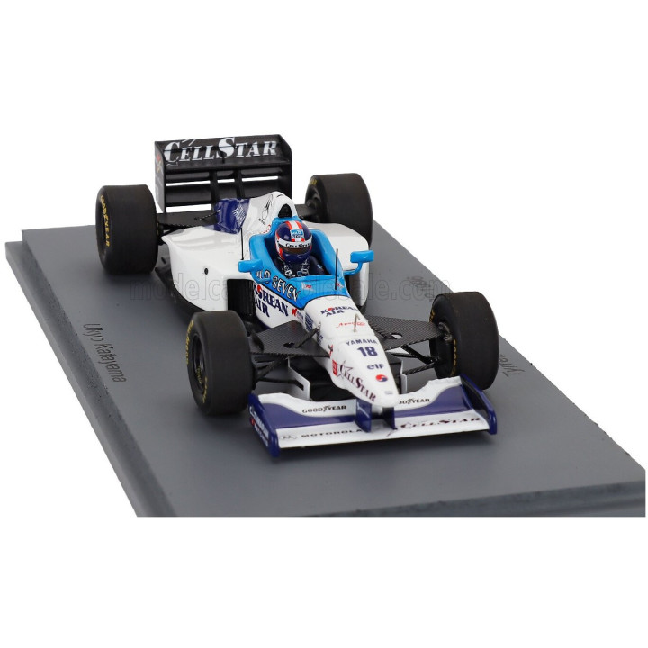 SPARK MODEL TYRRELL F1 024 N 18 BELGIUM GP 1996 UKYO KATAYAMA - WHITE BLUE 1/43