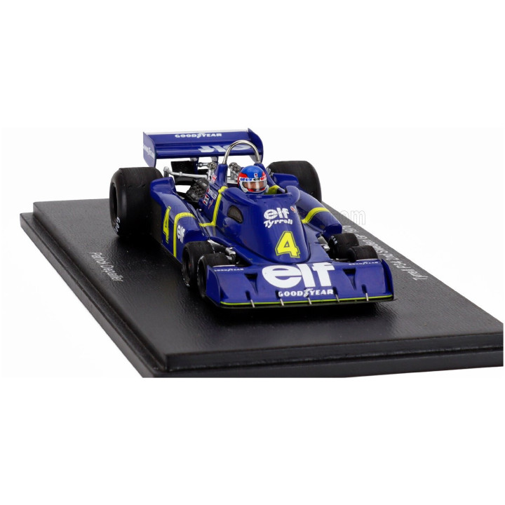SPARK MODEL TYRRELL F1 P34 ELF 6-WHEELS N 4 2nd SWEDEN GP 1976 PATRICK DEPAILLER - BLUE YELLOW 1/43