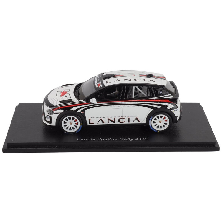 SPARK MODEL LANCIA YPSILON HF RALLY4 2025 - WHITE BLACK 1/43
