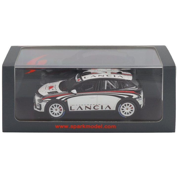 SPARK MODEL LANCIA YPSILON HF RALLY4 2025 - WHITE BLACK 1/43