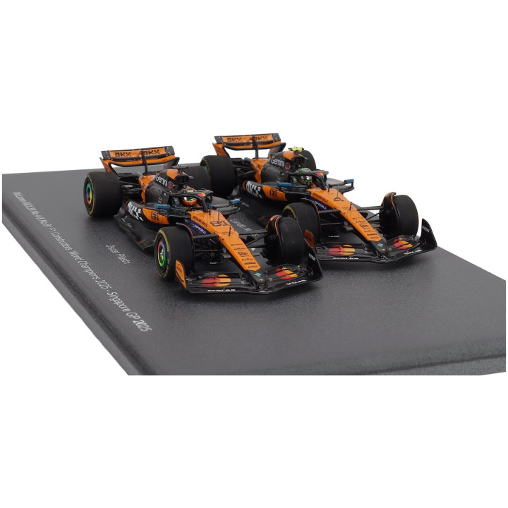 SPARK MODEL McLAREN SET F1 CHAMPION BOARD WINNER CONSTRUCTOR SEASON 2025 2X MCL39 TEAM MCLAREN N 4 WORLD CHAMPION SEASON LANDO