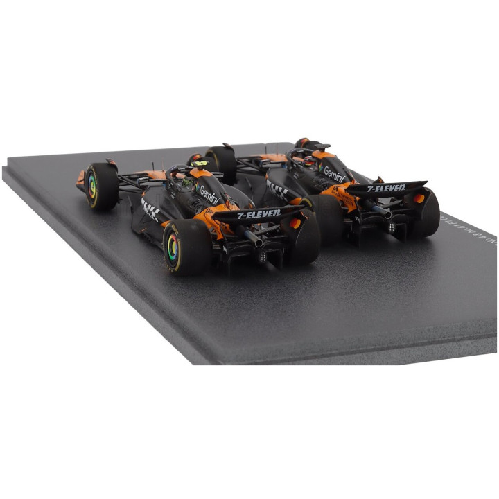 SPARK MODEL McLAREN SET F1 CHAMPION BOARD WINNER CONSTRUCTOR SEASON 2025 2X MCL39 TEAM MCLAREN N 4 WORLD CHAMPION SEASON LANDO