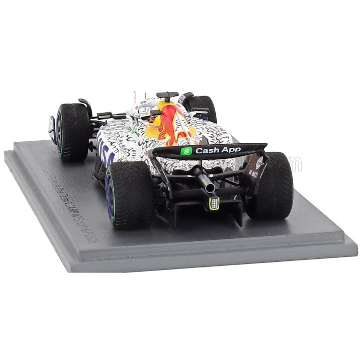 SPARK MODEL RACING BULLS F1 VCARB-02 TEAM VISA CASH APP N 6 SILVERSTONE BRITISH GP 2025 ISACK HADJAR - WHITE BLACK 1/43