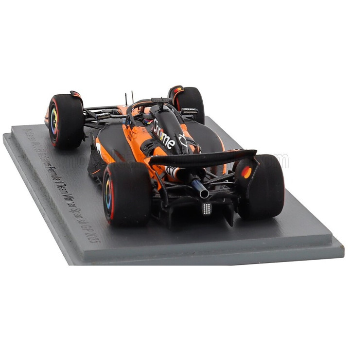 SPARK MODEL McLAREN F1 MCL39 TEAM MCLAREN N 81 WINNER SPAIN GP 2025 OSCAR PIASTRI - ORANGE BLACK 1/43