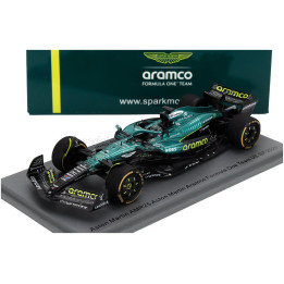 SPARK MODEL ASTON MARTIN F1 AMR25 TEAM ARAMCO COGNIZANT N 18 USA GP 2025 LANCE STROLL - GREEN BLACK 1/43