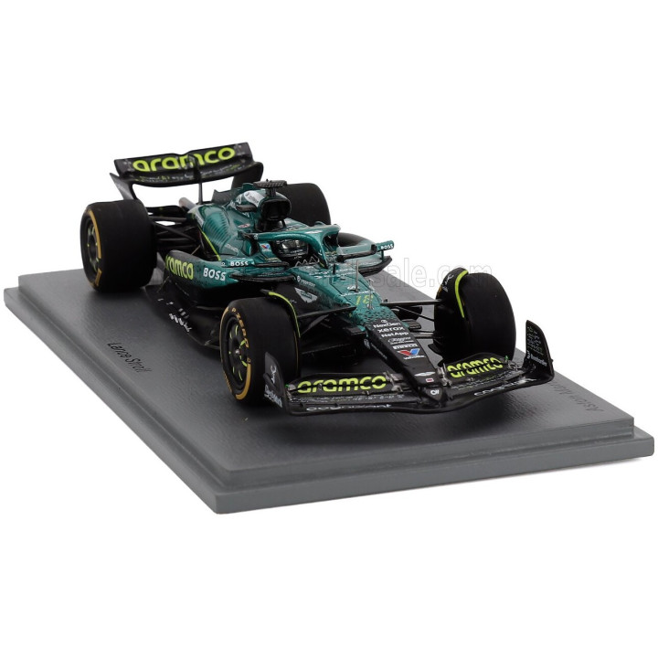 SPARK MODEL ASTON MARTIN F1 AMR25 TEAM ARAMCO COGNIZANT N 18 USA GP 2025 LANCE STROLL - GREEN BLACK 1/43
