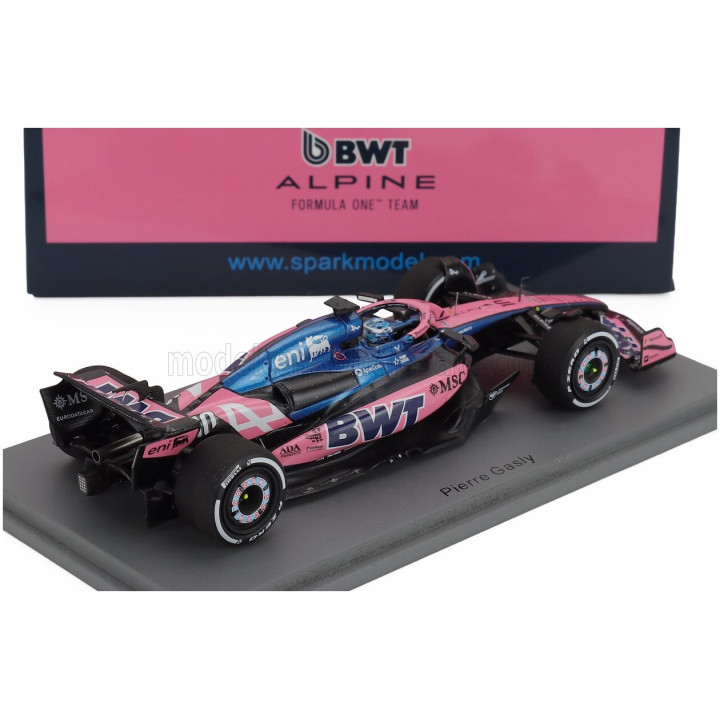 SPARK MODEL ALPINE F1 A525 TEAM BWT ALPINE N 10 LAS VEGAS USA GP 2025 PIERRE GASLY - BLACK BLUE PINK 1/43