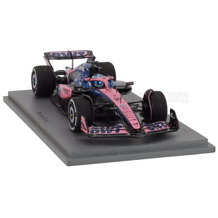 SPARK MODEL ALPINE F1 A525 TEAM BWT ALPINE N 10 LAS VEGAS USA GP 2025 PIERRE GASLY - BLACK BLUE PINK 1/43